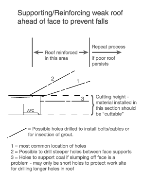 Roof Reinforcement ahead of the Face