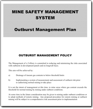 pdf doc of outburst management plan